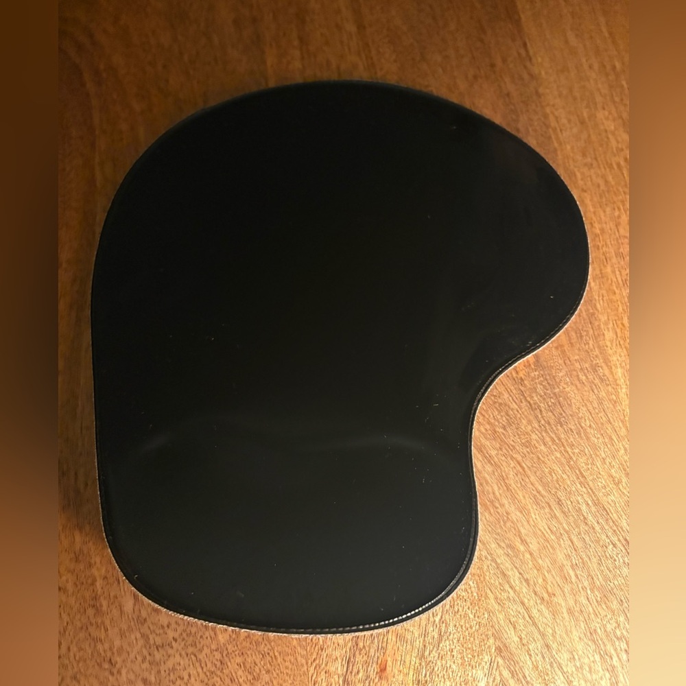 Celestial Astrology Themed Black & White Mouse Pad with Wrist Support - Picture 3 of 4